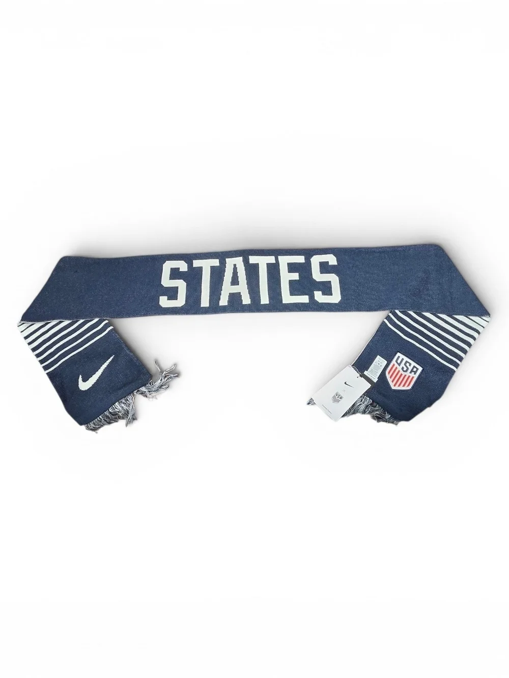 Olympics Nike USA Navy and Gray Soccer Scarf